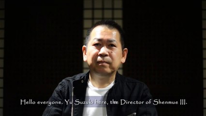 Shenmue 3 : le message de Yu Suzuki pour les dernières heures du Kickstarter