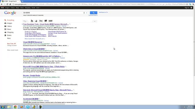 C# Beginners Tutorial - 1 - Introduction and Installing C# 2010