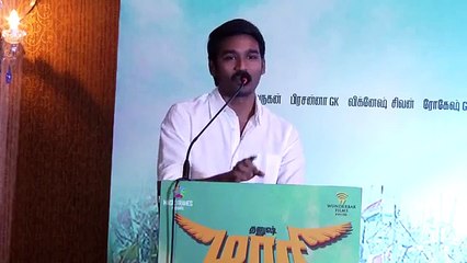 Dhanush Speech Maari Press Meet