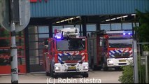 Brandweer Leeuwarden P1 PAC Brandmelding Hempenserweg inzet TS 02-6133 - HW 02-6150