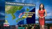 Typhoon Nangka to dissipate tomorrow morning, bright and hot over the weekend