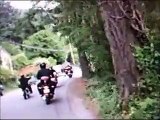 60  scooters and 2 BSA motorcycles buzz west vancouver.