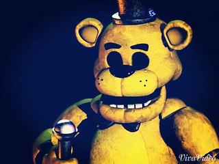 Fnaf Freddy fazbear and Golden Freddy tribute