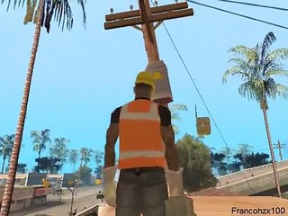 Contructores le arreglan la casa a CJ - Gta San Andreas Loquendo