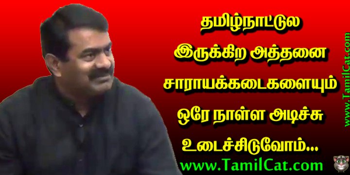 Seeman Interview on Protest Against Alcohol Sale in Tamil Nadu | சீமான் நேர்காணல் - தமிழ்நாட்டில் மது விற்பனை பற்றி