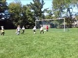 Amazing 5-6 year old girl soccer striker. Fast action nothing but goals!!