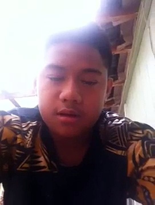 Samoan kid singing Khmer song