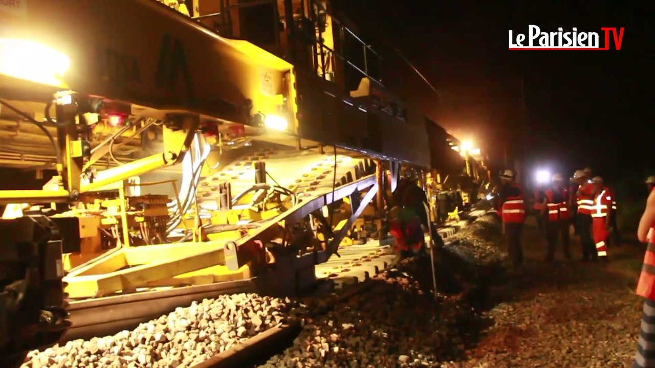 Oise : dans les coulisses du chantier nocturne SNCF