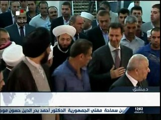 Assad faz rara aparição em Damasco