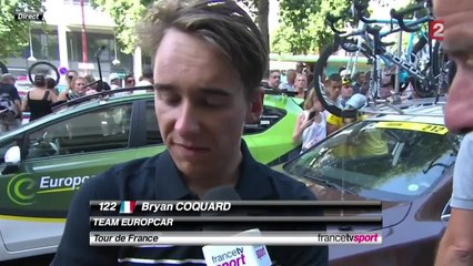 VIDÉO - Bryan Coquard victime de la chaleur