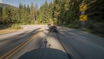 Crazy longboard riders hit 100km/hr in Canada's Roads!