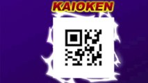 DragonBall Z: Kinect - All Four Kaioken Levels QR Codes