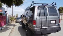 1995 FORD E-350 DIESEL VAN 4X4 LIFTED ON 35