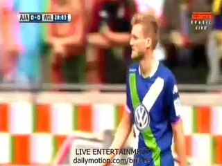 Fantastic Action from Wolfsburg - Ajax vs Wolfsburg Friendly Match 17.07.2015