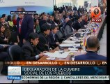 Presentan declaración de la Cumbre Social durante sesión de Mercosur