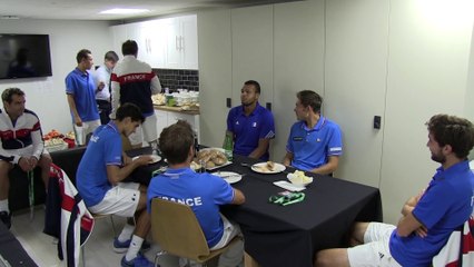 La minute bleue n°7 - Coupe Davis : l'avant match du vendredi