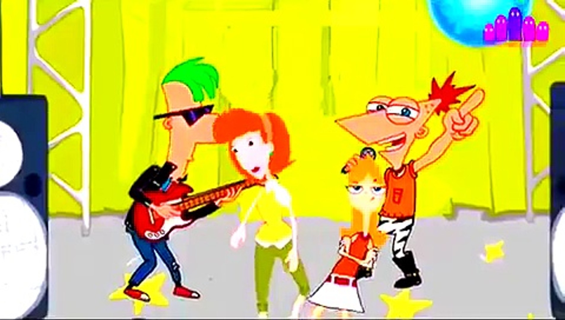 Finger Family Rhymes Phineas And Ferb Cartoon Dancing Nursery Rhymes Finger  Family Cartoon HD - video Dailymotion