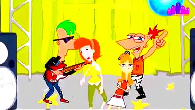Finger Family Rhymes Phineas And Ferb Cartoon Dancing Nursery Rhymes Finger Family Cartoon HD
