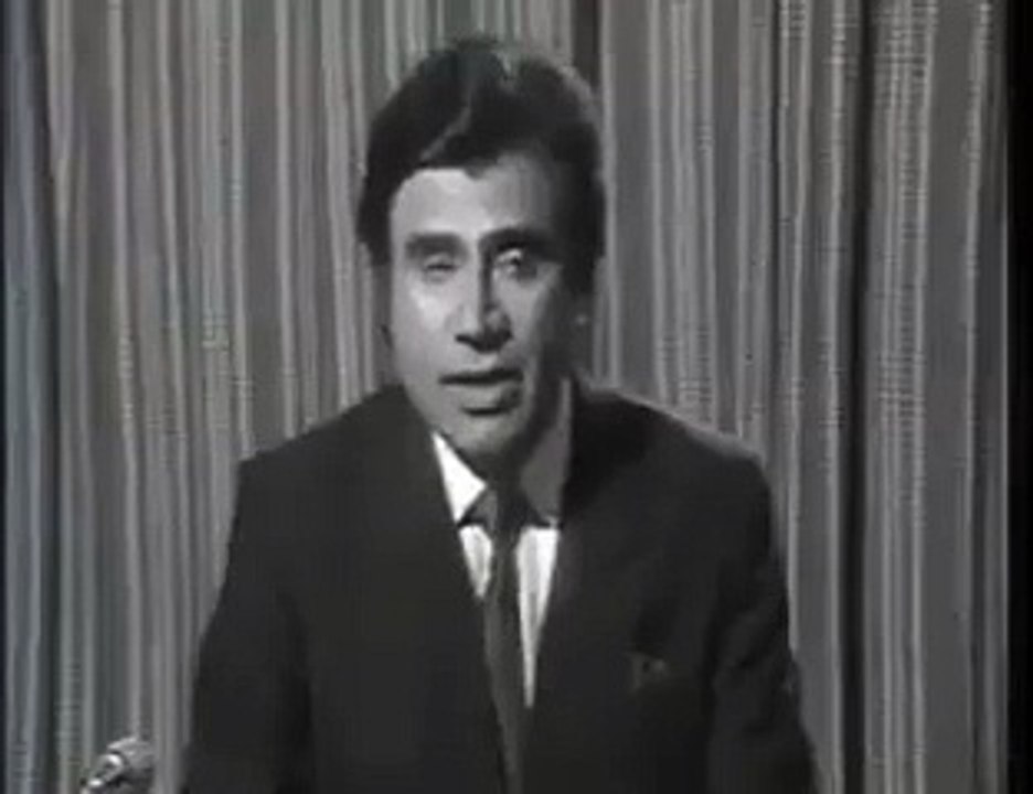 Tariq Aziz while announcing PTV transmission 1964