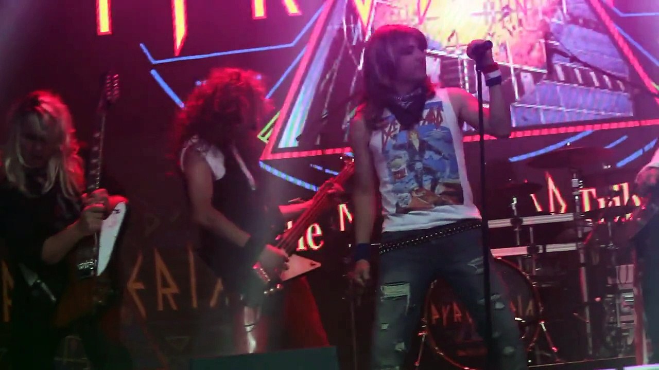 EXCLUSIVE! NEVER BEFORE SEEN DEF LEPPARD Hysteria ANIMAL Music Video performed by PYROSTERIA