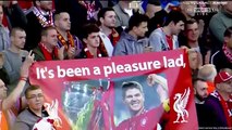 Steven Gerrard's final farewell speech to the fans and lap of honour at anfield 2015