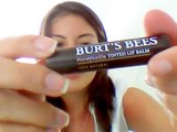 Swatches on all 6 tinted lip balms from Burt Bees!