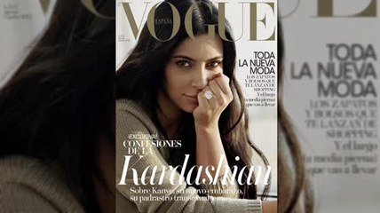 Kim Kardashian Goes Makeup-Free For Vogue Spain Cover