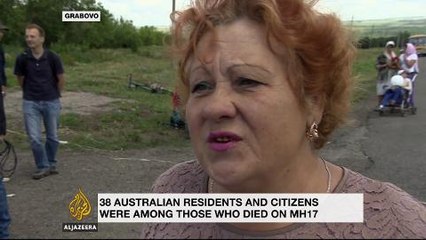 Ukraine town holds memorial for MH17 victims