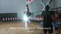 WNBA-Nickelodeon Kids’ Choice Awards Shoot