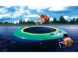 Get Banzai Bounce Inflatable Water Or Land Trampoline Swimming Pool Lawn O Best