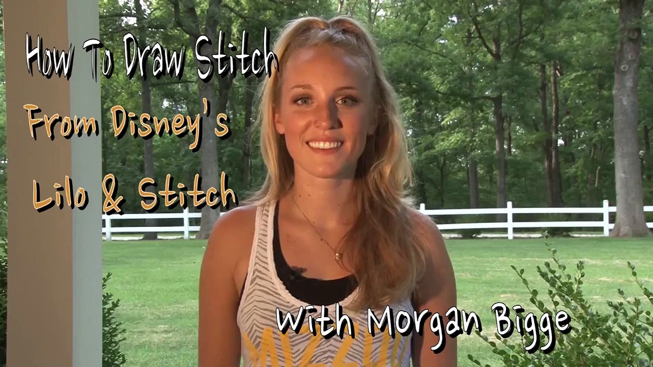 How to draw Stitch from Disney's Lilo & Stitch!