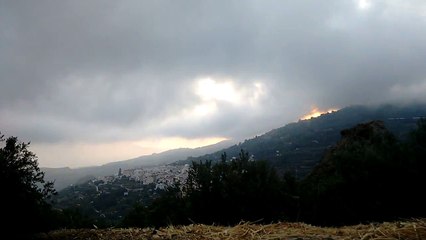 Anochecer en Lanjarón 17 de Julio