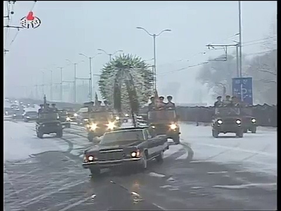 KCTV TV (Korea Północna) pogrzeb Kim Dzong Ila