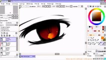 How to color anime eyes. (paint tool sai)