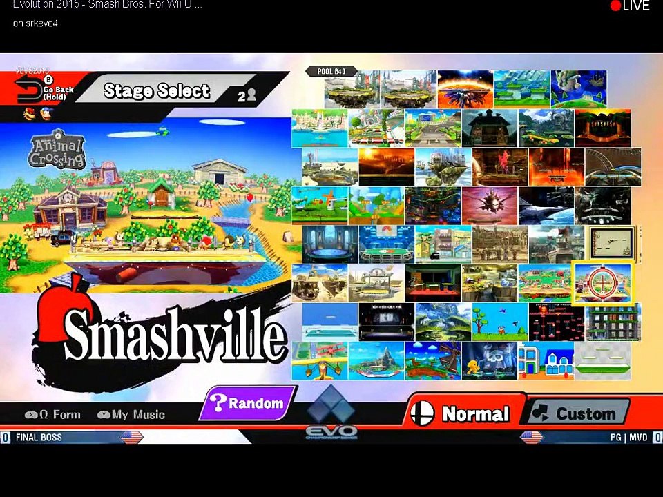 EVO 2015 – Super Smash Bros WIIU Final boss vs MVD