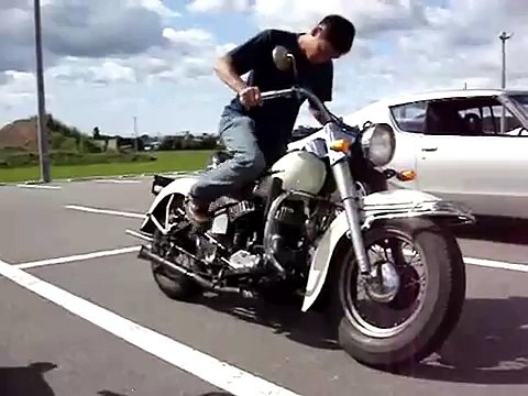 kick start　Harley Davidson