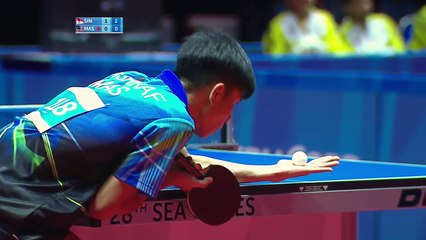 Table Tennis Men's Team Singapore vs Malaysia Match 3 | 28th SEA Games Singapore 2015