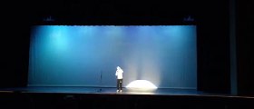 Abstract Raps - White rapper crushes the talent show!
