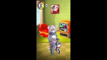 Real Talking Tom & Talking Angela   ABC Song for Kids Baby