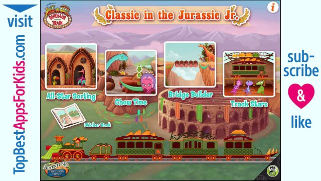 Dinosaur Train Classic In The Jurassic JR Cartoon Animation PBS Kids Game Play Walkthrough