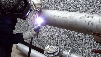 soldadura de proceso T.I.G. en acero inoxidable " 316 "