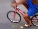 Amazing bicycle stunt