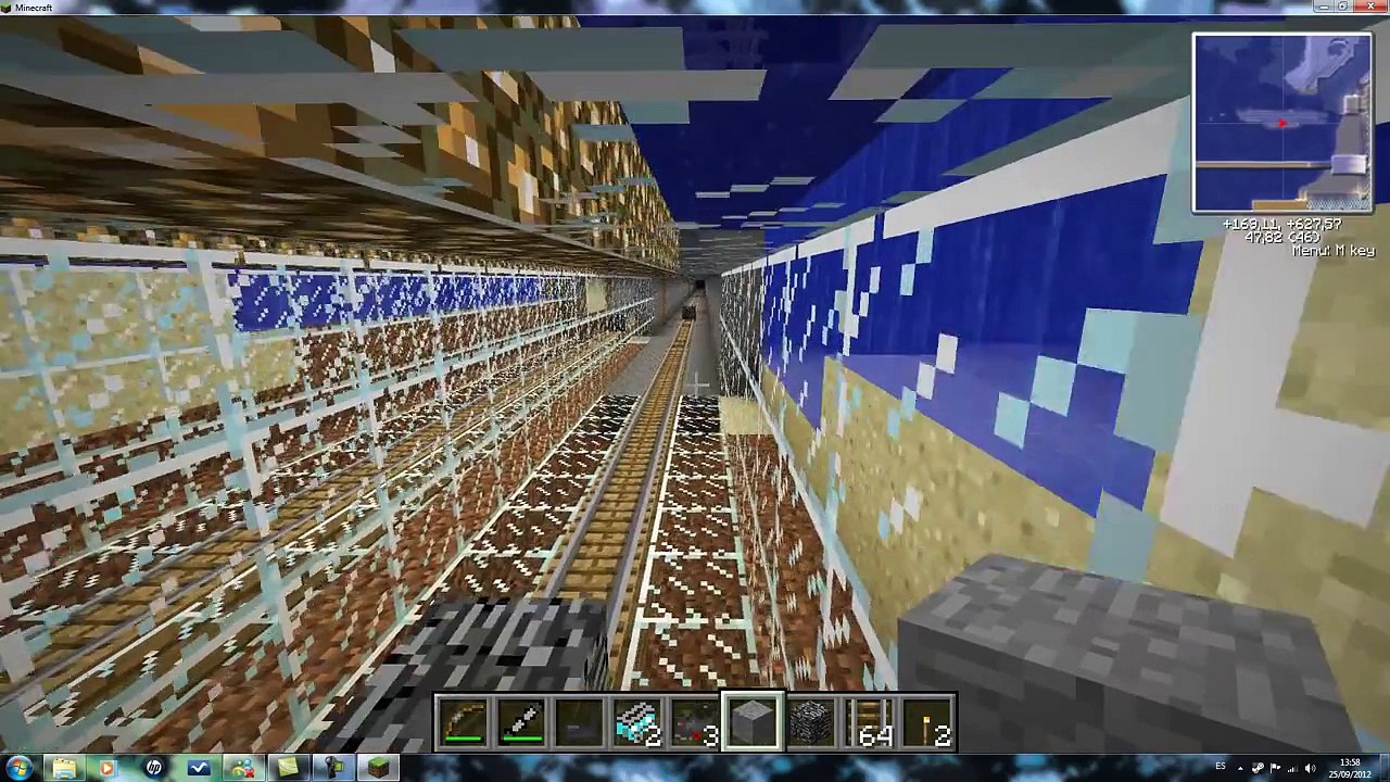 minecraft: proyecto ciudad (estacion central y mod trenes)