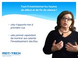 Que doit contenir le PV du CE ?