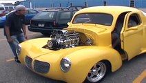 Blown EFI Willys with Kinsler Fuel Injection