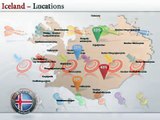 Interactive powerpoint maps for Iceland