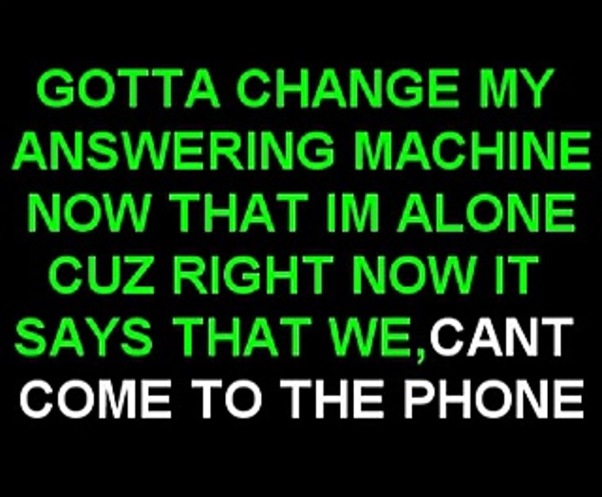 Ne-Yo So sick karaoke