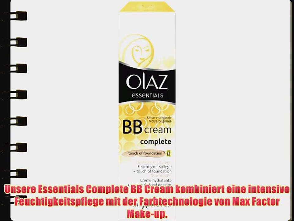 Olaz Essentials Complete BB Creme ToF Medium 50 ml