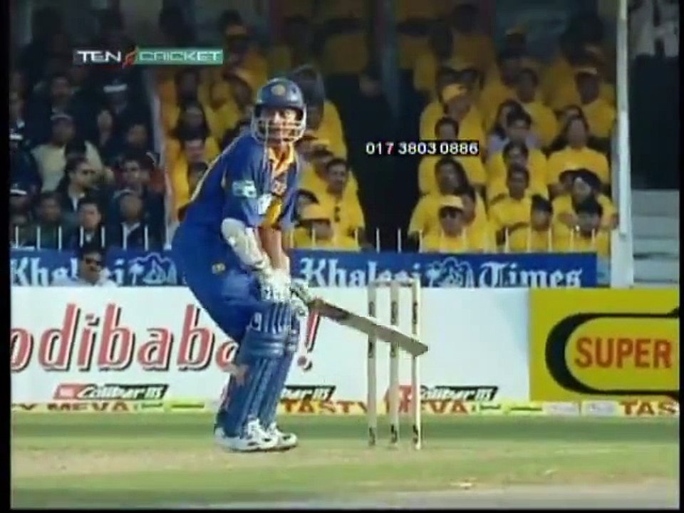 Kumar Sangakkara 1st ODI Century | 100* vs Pakistan 2003 Sharjah