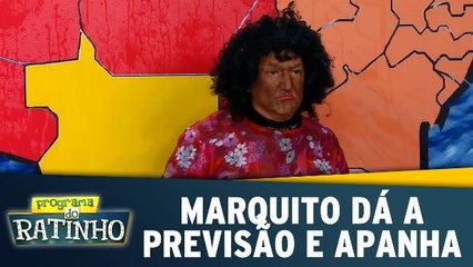 Marquito apanha de Ratinho ao vivo